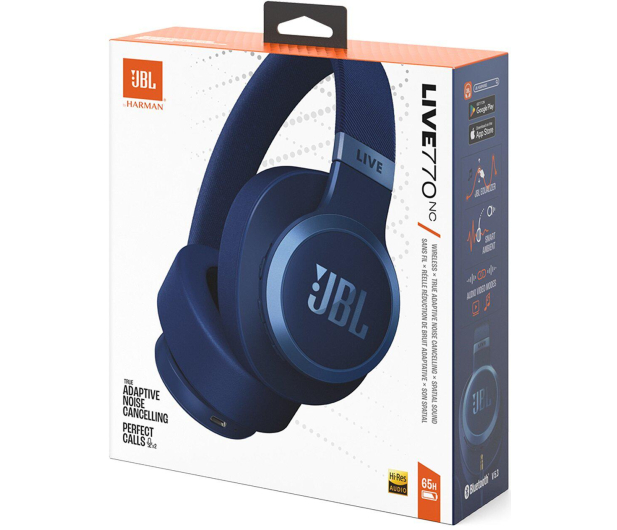 JBL LIVE 770NC Niebieskie - 1241955 - zdjęcie 7